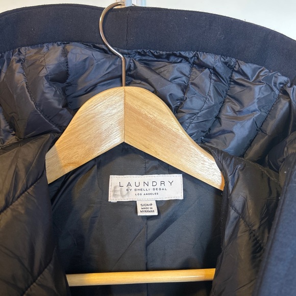 Laundry by Shelli Segal Hooded Jacket Dark Purple/Black/Navy Size… - Picture 7 of 9